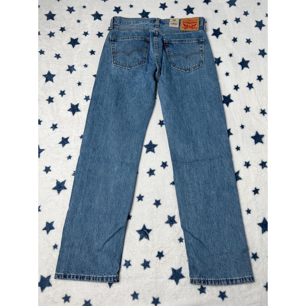 Levi's 505 Regular Men's Jeans 32x32 Light Wash Straight Leg Denim Pants - Picture 7 of 7
